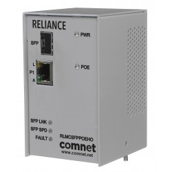 Example of Electrical Substation-Rated 10/100/1000 Mbps Media Converter With Universal PoE (PoE++, 60 Watts)