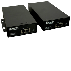 Example of Industrial 75W and 95W Power over Ethernet (POE++)  Midspan Injector for 10/100/1000TX