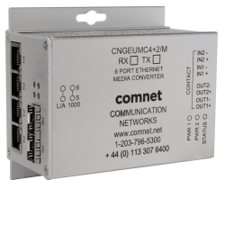 Example of 10/100/1000 Mbps Unidirectional Media Converter