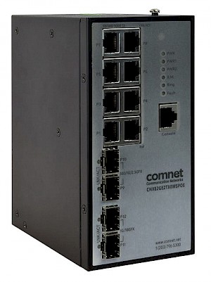 a ComNet Managed PoE Ethernet Switch