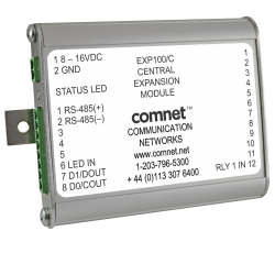 Example of EXP100 Expansion Module for use with FDW1000 Wiegand Module