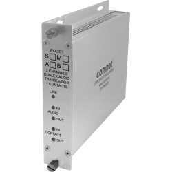 Example of 2-Channel Digital Audio with Bi-directional Contact Closure