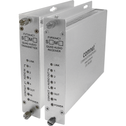 Example of 4-Channel Digital Audio with Bi-directional Contact Closure