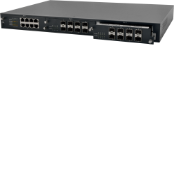 Example of Modular 26 Port Managed Ethernet Switch with up to 24-port 10/100TX or 100FX and 2-port 10/100/1000TX or 1000FX