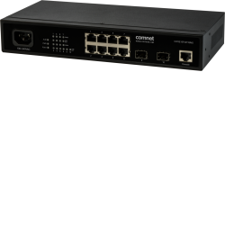 Example of Commercial Grade Managed Layer 2 Ethernet Switch with 8 × 10/100/1000Base-TX + 2 × 100/1000Base-FX SFP Ports