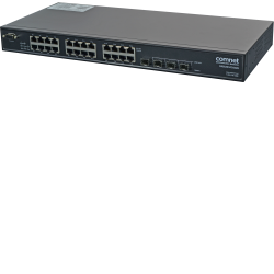 Example of (24) 10/100/1000 BASE-TX + (4) 1000BASE-FX Managed Ethernet Switch