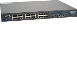 Example of Commercial Managed Ethernet Switch (22) 10/100/1000 BASE-T(X) + (2) Gigabit Combo Ports + (2) 100/1000 BASE-FX