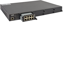 Example of Fully Modular, Substation-Rated, All-Gigabit Layer 2 Switch/Layer 3 Router, With 1000 Mbps or 10 Gigabit SFP Uplink Ports