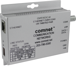 Example of Ethernet over twisted pair or coaxial cable using VDSL2 (EoVDSL) technology