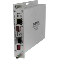 Example of 2 Ethernet Channels over either 2 Twisted Pair or 2 Coaxial Cables using VDSL2 (EoVDSL) Technology