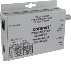 Example of Ethernet over twisted pair or coaxial cable using VDSL2 (EoVDSL) technology