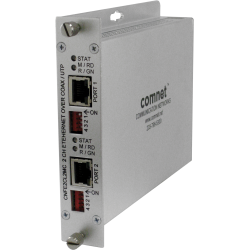 Example of 2 Ethernet Channels over either 2 Twisted Pair or 2 Coaxial Cables using VDSL2 (EoVDSL) Technology