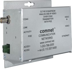 Example of Analog and IP Video over COAX