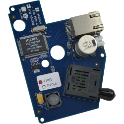 Example of Ethernet In-Dome Electrical to Optical Media Converter for Vicon Surveyor Dome Camera