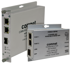 Example of 2 Channel 10/100/1000 Mbps Ethernet Electrical To Optical Media Converter