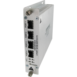Example of 10/100 Mbps Ethernet 4 Port Unmanaged Switches 2 × Electrical + 2 × SFP Optical; 4 × Electrical; 4 × SFP Optical
