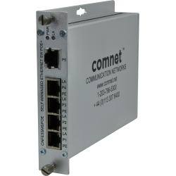 Example of 10/100TX 5 Port Ethernet Self-managed Switch with Power over Ethernet (PoE)