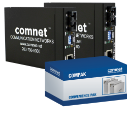 Example of Commercial Grade 10/100 Mbps Ethernet Media Converter Kit