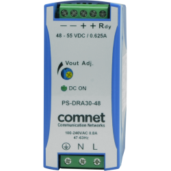 Example of Industrial DIN Rail Mounting 60 Watt @ 48 Volt Power Supply